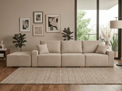 Sofá Esquinero Versatille boucle versailles beige
