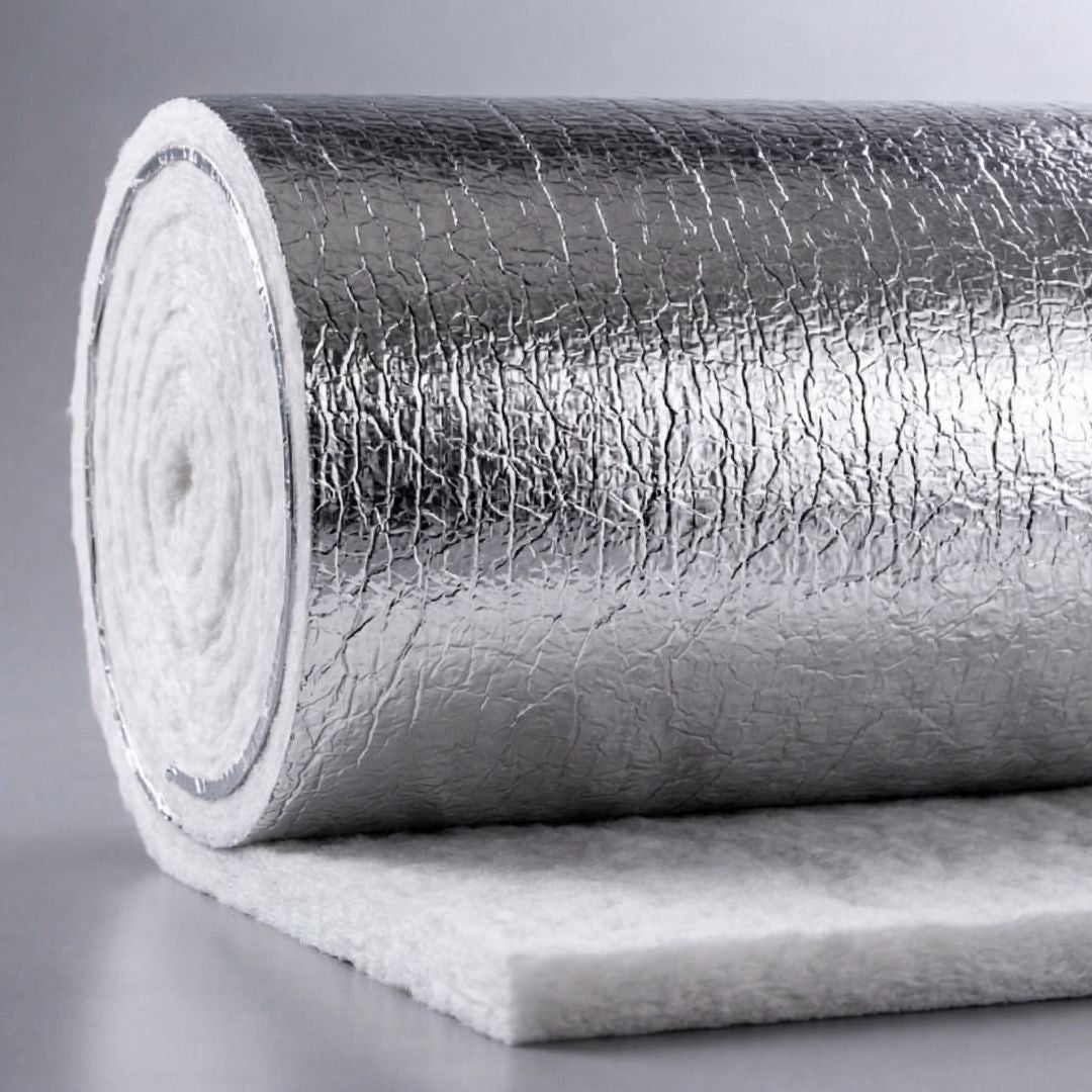 Aislante Lana PET Aluminizada - 10m2 y 15m2 (Espesor 50mm)