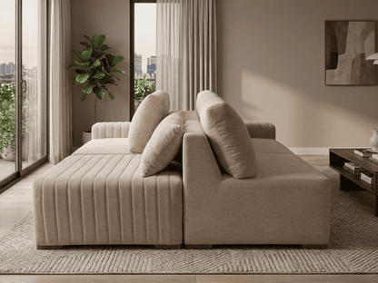 Sofá Esquinero Versatille boucle versailles beige