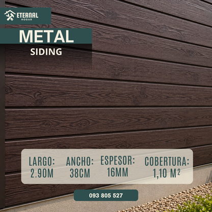 Metal Siding Nogal - Revestimiento Exterior