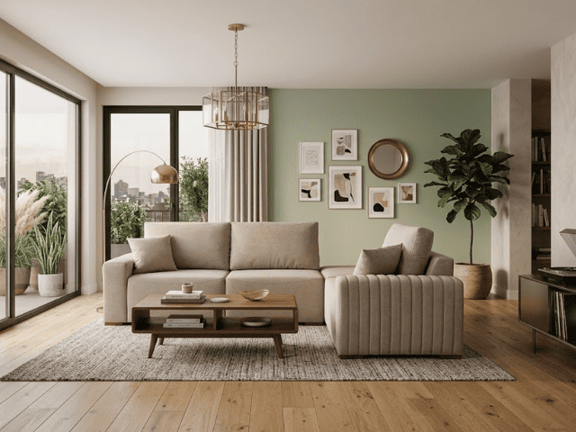 Sofá Esquinero Versatille boucle versailles beige