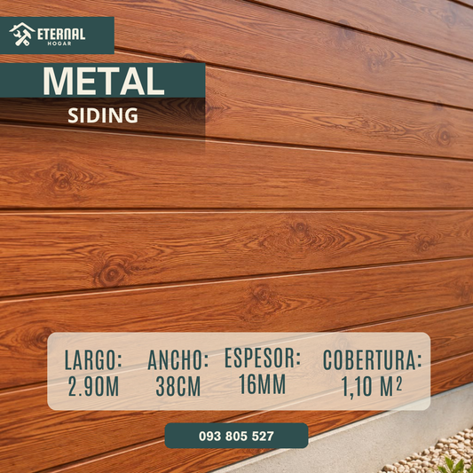 Metal Siding Castaño - Revestimiento Exterior