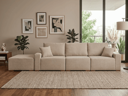 Sofá Esquinero Versatille boucle versailles beige