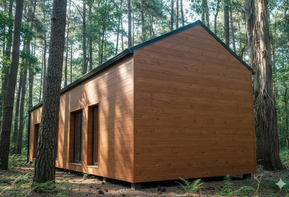 Metal Siding Castaño - Revestimiento Exterior