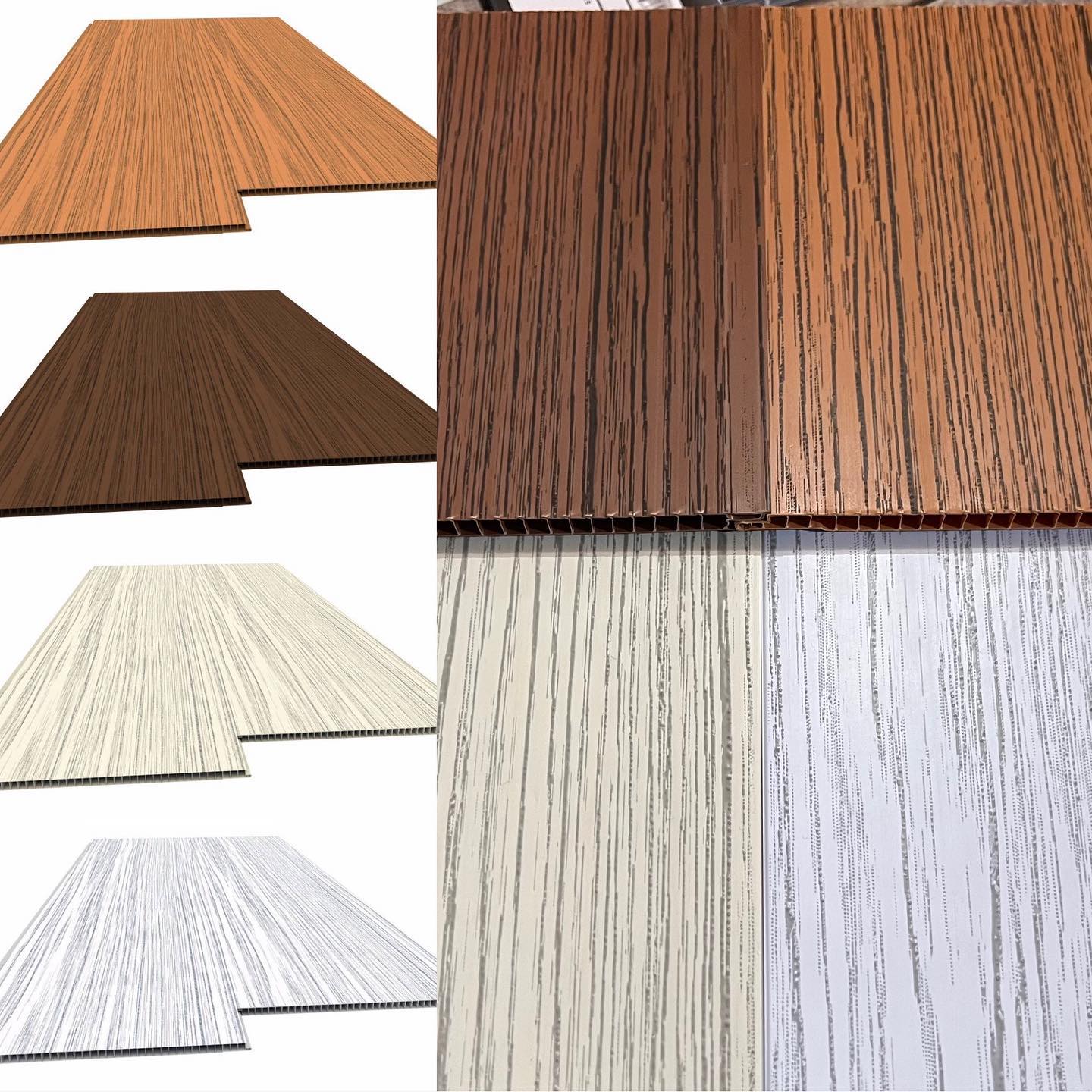 Cielorraso de PVC Junta Seca Color - Plasbil 20cm x 7mm