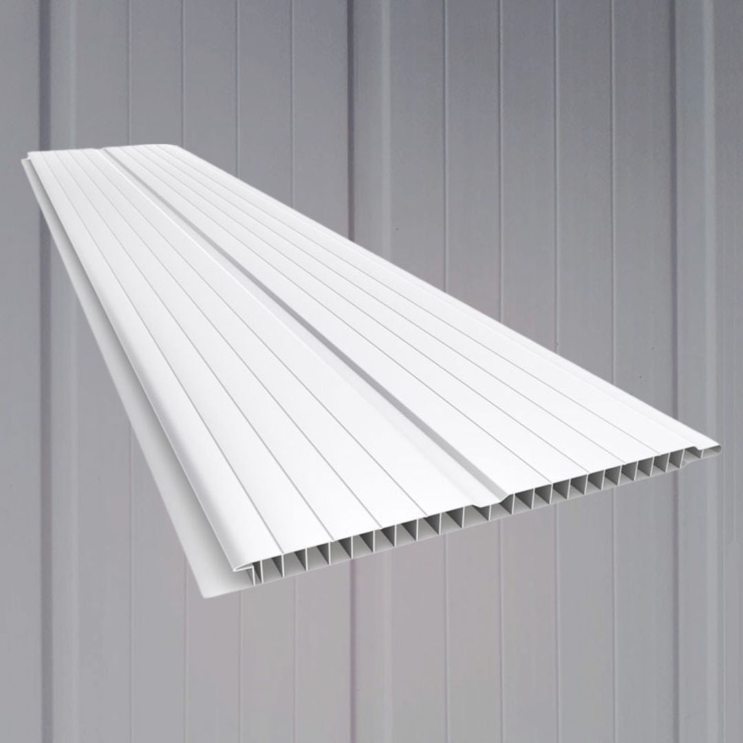 Cielorraso de PVC Gemini Blanco Frisado - Plasbil 20cm x 10mm